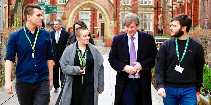 Universities Minister visits the University of Leeds on University Mental Health Day
