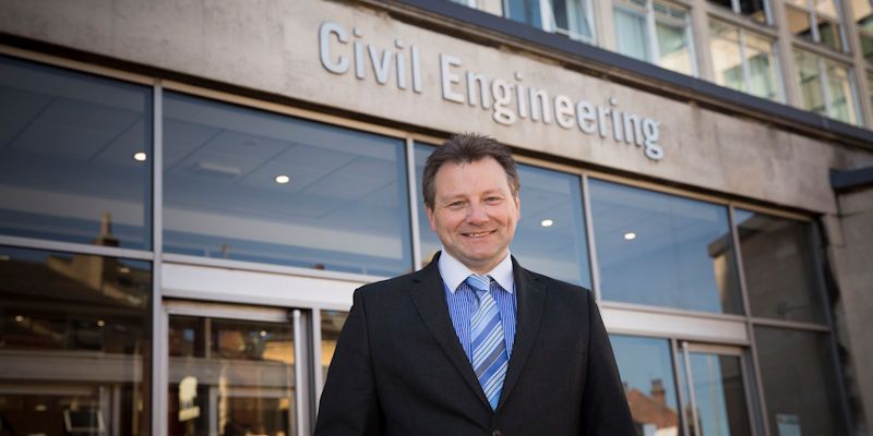 Professor Peter Woodward, the new Chair in High Speed Rail Engineering at the University of Leeds