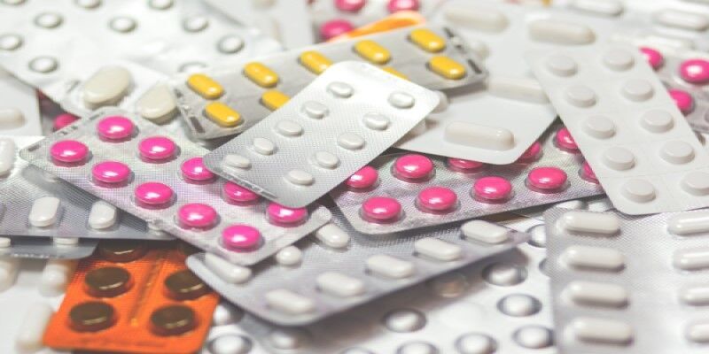 Blister packs of prescription medicines